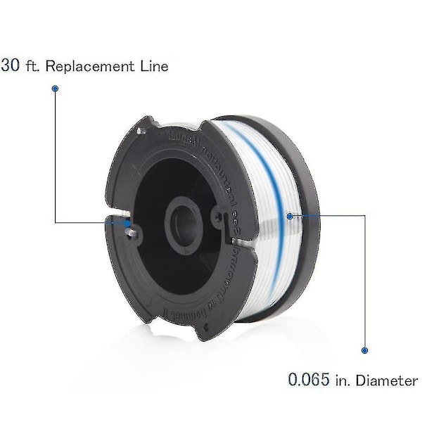 Black+decker A6481 Spole + 6-pack Tråd Kompatibel Med Reflex Trimmer