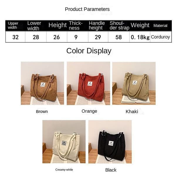 Sling Skuldertasker Tote Bag SORT BLACK
