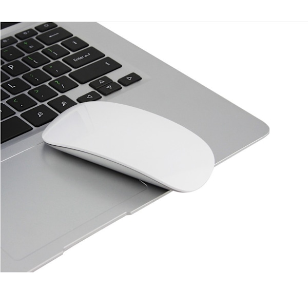 Apple Magic Mouse: Trådlös, Bluetooth, Uppladdningsbar. Multi-Touch Yta Tunn Magic Mouse Slim Uppladdningsbar Trådlös - Vit