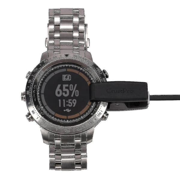 USB-data- och laddningsdocka kompatibel med Garmin Fenix Chronos-klocka