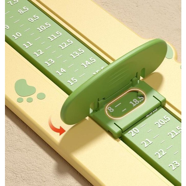 Baby Foot Length Measurer Shoe Size Measuring Device Blue