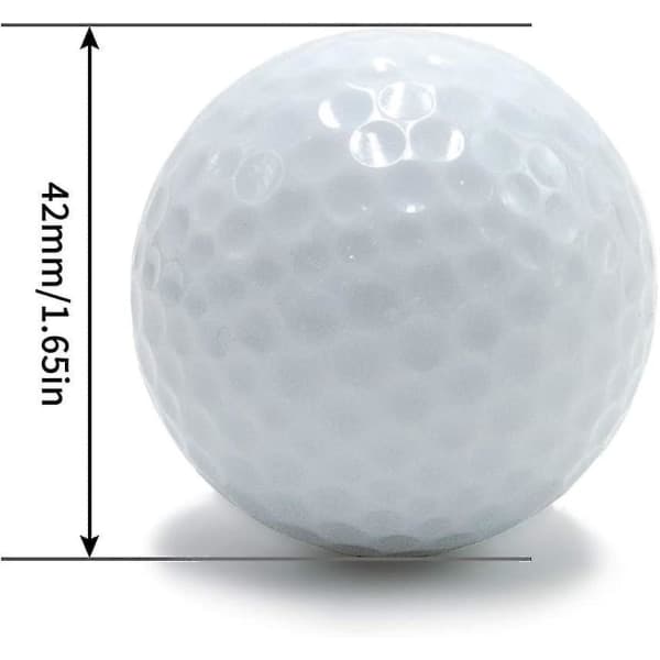 6 stk LED-opplyste golfballer, blinkende lysende golfball, nattglød