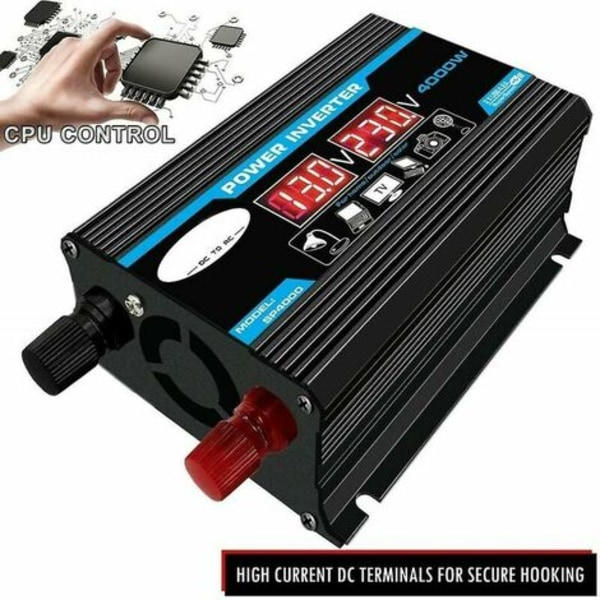 4000W Ren Sinus Inverter 12V 220V Sinusbølge Inverter