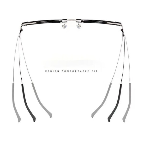 Myopi Briller Business Glasögon SORT STYRKE 100 Sort Strength 100 Black