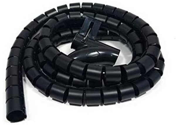 3m Skrivebordskabelstyring, Kabelstyringsmuffe, Opbevaringsviklingsrør, Fleksibel Spiralmuffe...