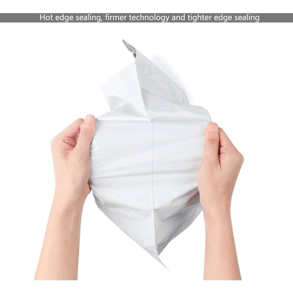 100 stk Selvklæbende C4 Postposer 250 x 300 mm Fragtposer Vandtætte Plastfragtposer Uigennemsigtige Foldposer Rivstærke Emballageposer