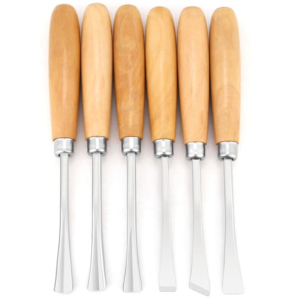 6pcs Professional Wood Carving Hand Chisel Set DIY Woodworking Tools