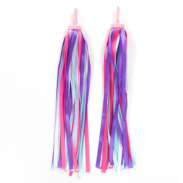 1 par børnecykel kvaster løbehjul styr streamers 4