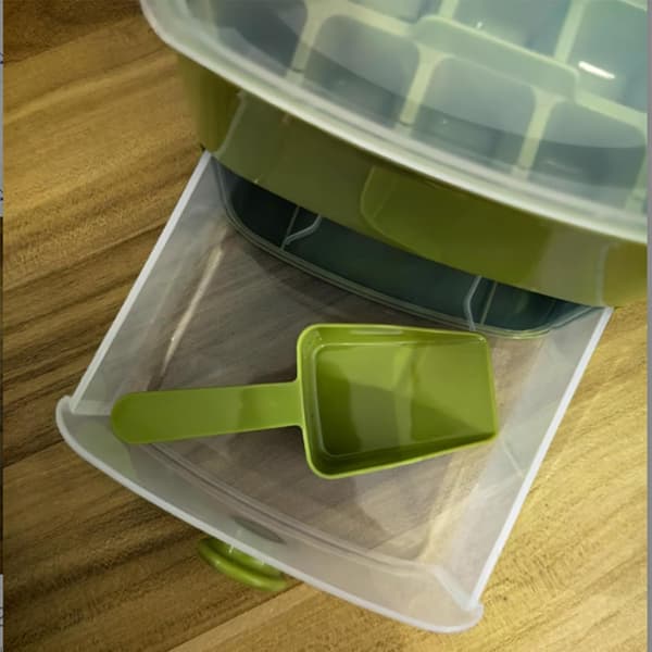 Fryseboks, bærbar isterningeform, picnic-mødekapacitet, camping green