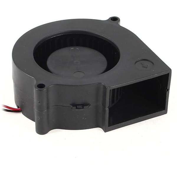 75 mm x 30 mm 2-polet DC 12V Børsteløs Blæser Computer PC Køleblæser Sort