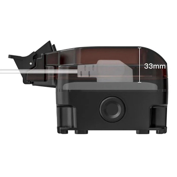 IP66 Vedenpitävä Pistorasia 220V Musta Seinäpistorasia Virta Sisäänrakennetulla Kytkimellä Sähköinen EU Kotilaite