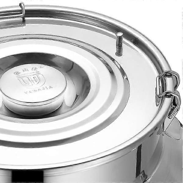 Sealed 304 Stainless Steel Milk Can 5L Capacity with Handle for Easy Use