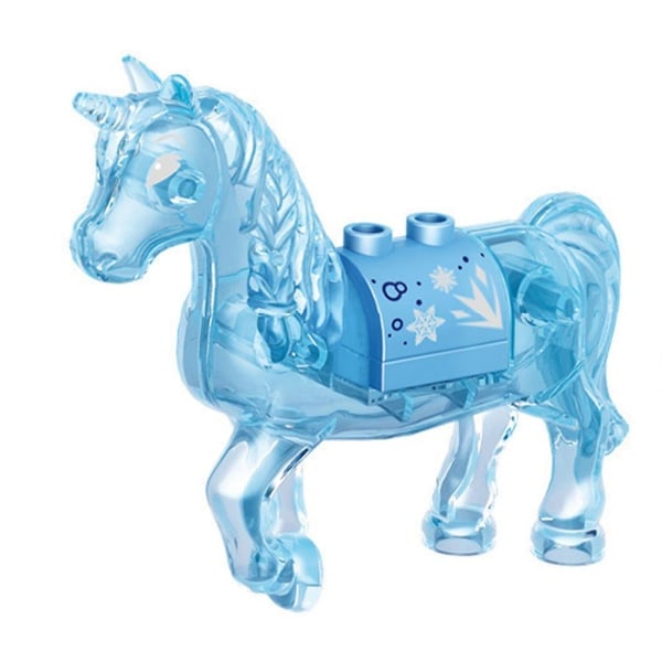 365 delar Elsas slott för flickor, DIY leksaksbyggset i ABS-plast, Frozen-tema, ny