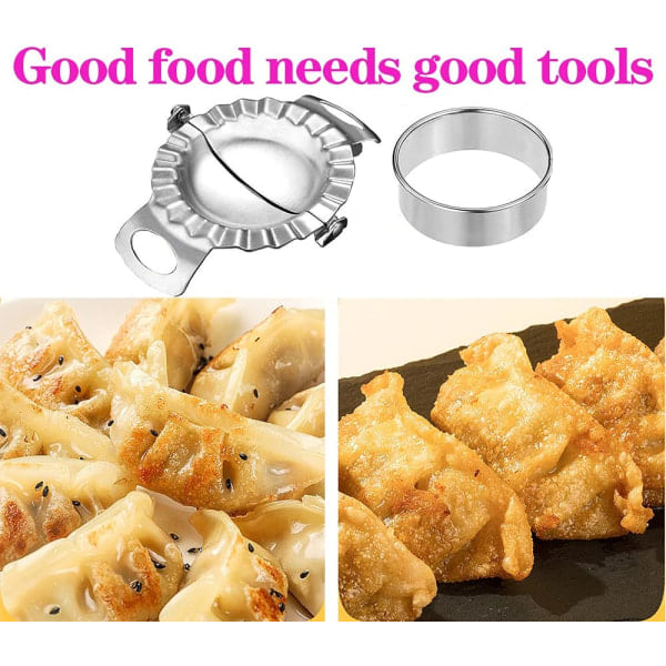 Dumpling Maker i Rostfritt Stål - Köksredskap, Maskin, Moule a Ch