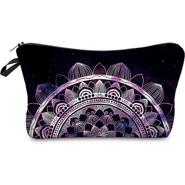 Liten sminkeveske, kosmetisk veske Håndveske Liten pose Case Toalettsaker Organizer Oppbevaring