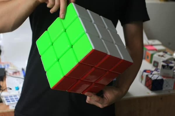 Jätte 3x3 Speed Cube, Stor 3x3 Kubepuslespill Leke (7 tommer)