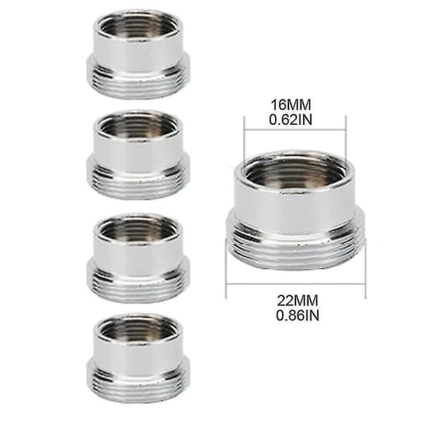 5-delad kranadapter-set kök hane koppling vattenrenare kranadapter -2- (hy)