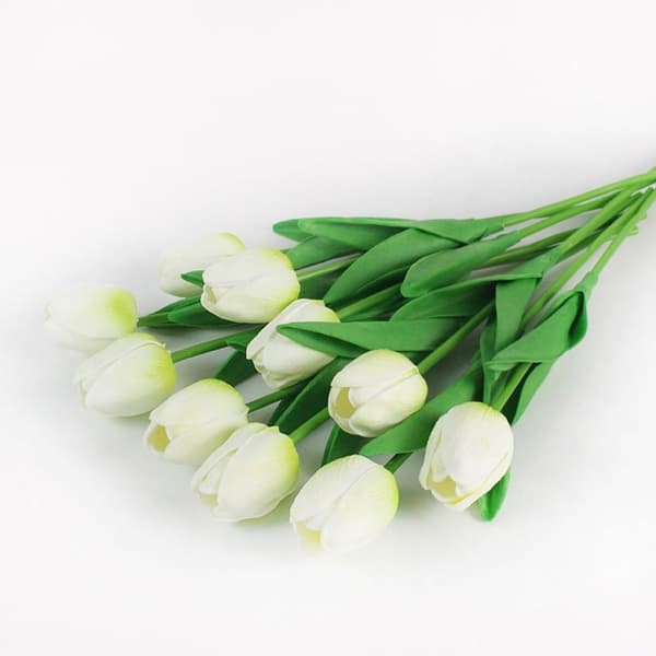 Kunstige Blomster Silketulipaner GRØN green