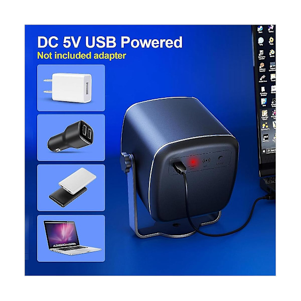 (Specialerbjudande) Mini DJ-partylampa med fjärrkontroll för inomhusfest, bar, KTV, dans, födelsedag, Halloween, jul, 32 RGB-mönster