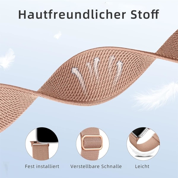 4-pack armband Kompatibelt med Apple Watch 41mm 38mm 40mm Kvinnor Me