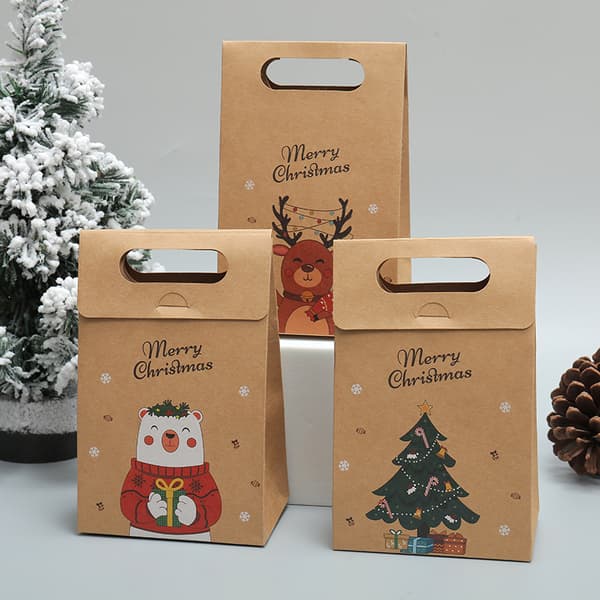 24 st Julklappspåsar Jultomte Julafton presentförpackning Julklappsaskar