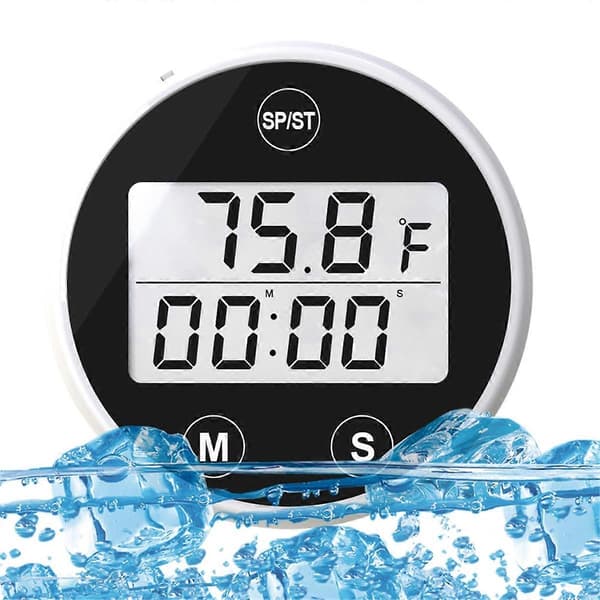 Digitalt isbadtermometer Vannbadtermometer med digitalt display Vanntett Cold Plunge Floa