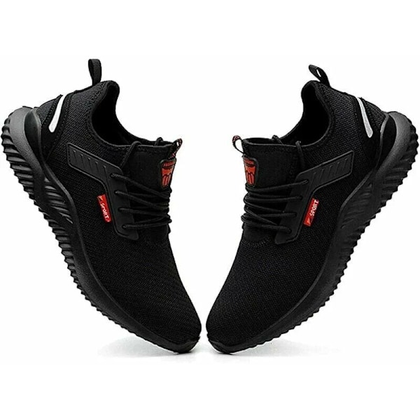 Safety Shoes Men Women Work Shoes Lightweight Breathable Steel Toe Cap Protective Safety Trainers（43 EU）