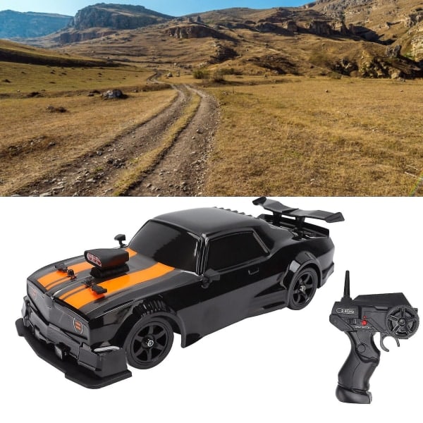 16a04 1/16 RC Driftbil Simuleret 4WD med LED-lys RC Bil Legetøj til Over 6 Underholdning