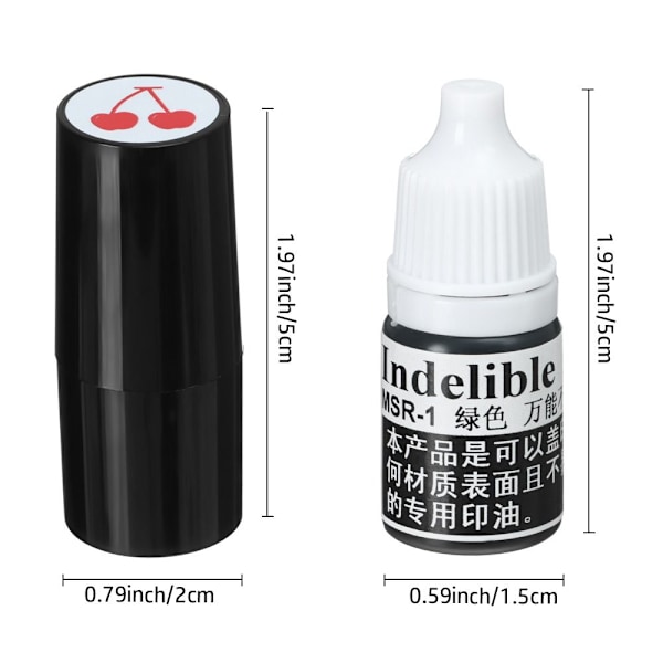 Golfboldstempel Golf Stempel Markering 21+ PRINT RØD 21+ imprint red
