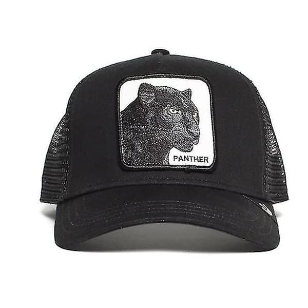 Musta Pantteri Mesh Cap Kesä Baseball Cap Trucker Hat (1 kpl - Musta)