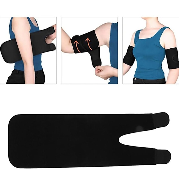 5 st Överarmsmanschett Tryck Smärtlindring Bicepstendinit Stöd Kompressionsärm Triceps Biceps Muskelstöd för Överarmstendinit Smärtlindring