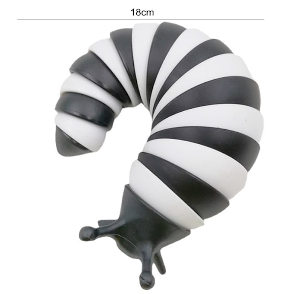 (Specialerbjudanden) 18CM 14CM Färgglad Fidget Leksak Snigel Ledad Flexibel 3D Snigel Hummer Haj Fidget Leksak Lindring Anti-Ångest Sensoriska Barnleksaker