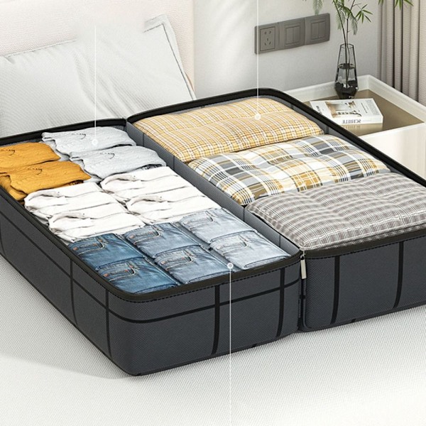 Täcke Förvaringsväska Hushålls Kläder Organiserare 55X23X35CM 55x23x35cm