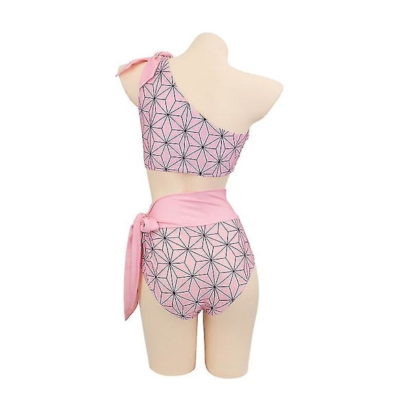 (Specialerbjudande) Demon Slayer Cosplay Kostym Bikini Strand Sommar Baddräkt Set Kamado Nezuko Kamado Nezuko XL Kamado Nezuko