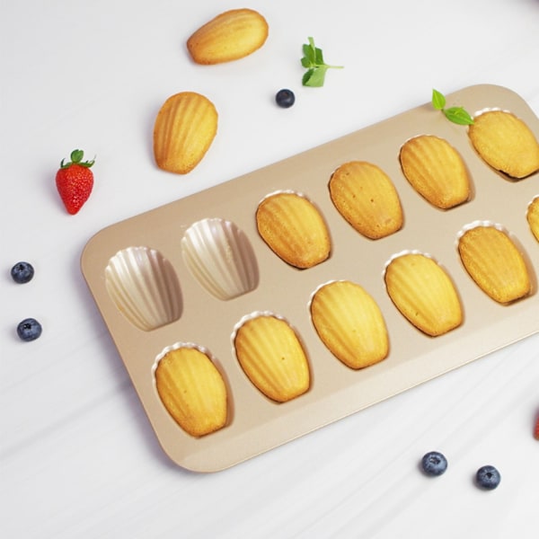 Fransk Brød Bageform Madeleine Kage Non-Stick Bageform 12 Ens Kage Brød Bageværktøjer
