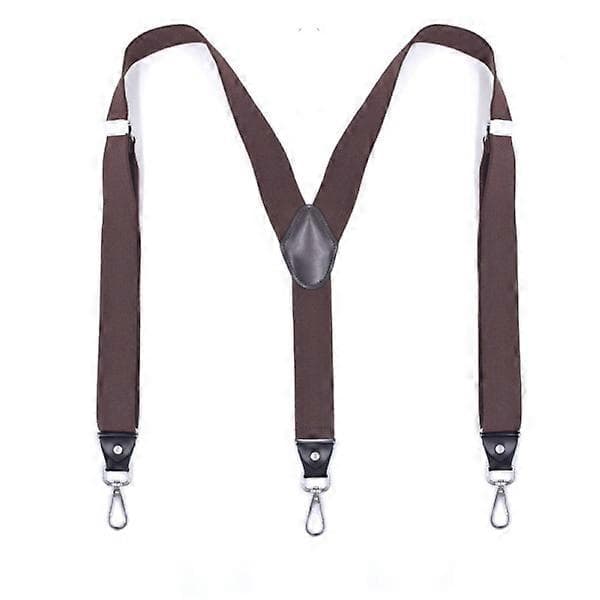 Stærke seler til mænd, 3,5 cm brede ElastStraps med roterende kroge, perfekte til jeans