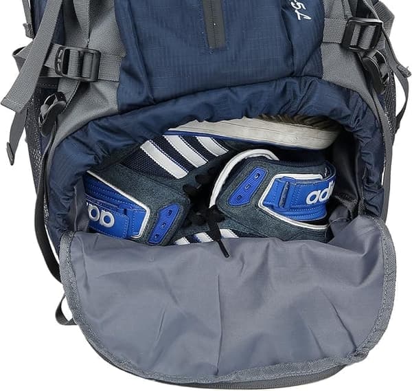 Hiking Backpack 75L - Large Backpack for Camping & Outdoor Activities, Dark Blue