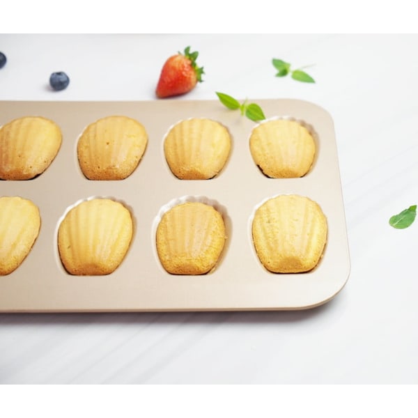 Fransk Brød Bageform Madeleine Kage Non-Stick Bageform 12 Ens Kage Brød Bageværktøjer