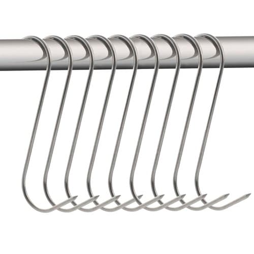 15 kpl - Savustuskoukut / Lihakoukut (15 cm) 200