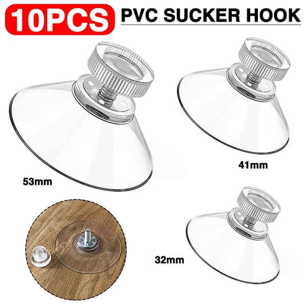 10 st M4 skruv gummisugpropp tumskruv sugproppar transparenta sugproppar 32mm