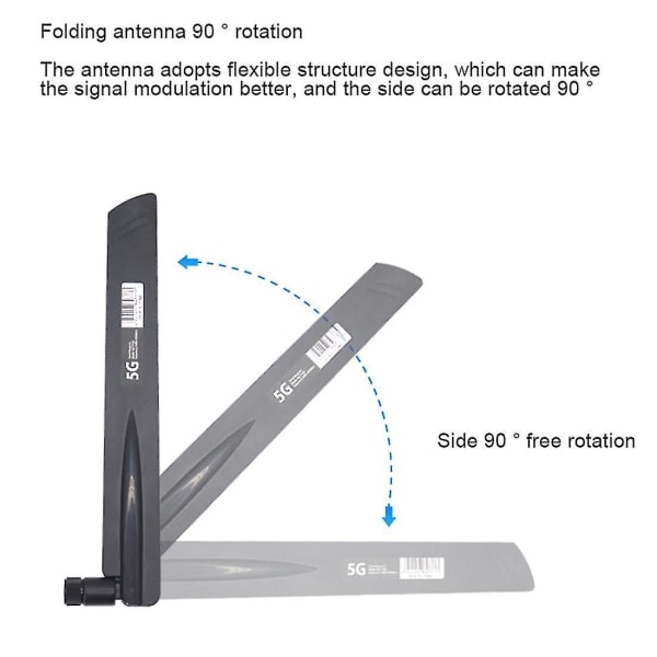 2 st 3g 4g 5g antenn 600-6000mhz 18dbi förstärkning SMA hane för trådlös