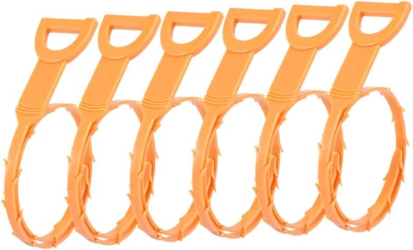 Afløbsrør Renser Afløbsrør Afløbskrog Afløbsrensningsværktøj Orange Plast