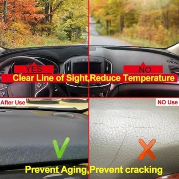 Passer til Mazda 3 BP Axela 2019-2024 (med HUD), Bil Dashbord Deksel, Anti-skli Dash Matte Dashbord Deksel, Dash Bord Deksel Matte, Biltilbehør Rhd-black Edge