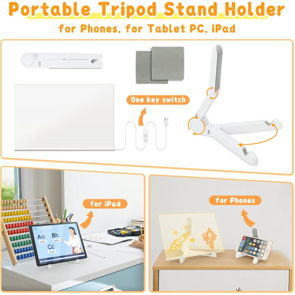LED-skrivetavle med farver, tegnetavle, lysende opslagstavle