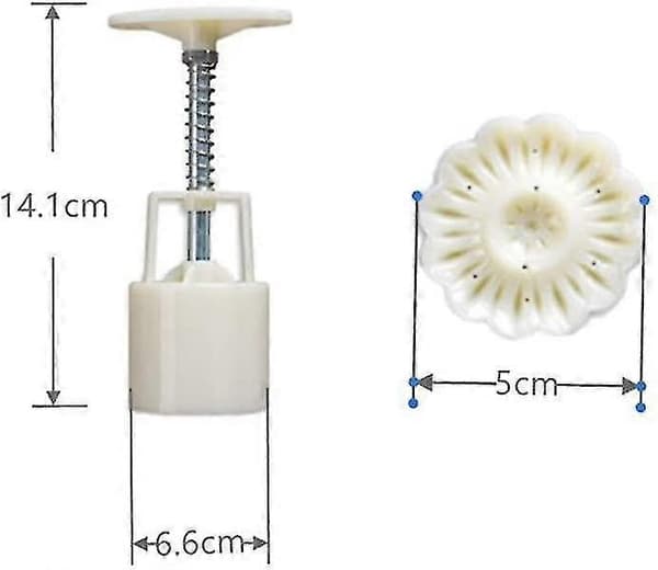 1 sett månekakeform bakeform