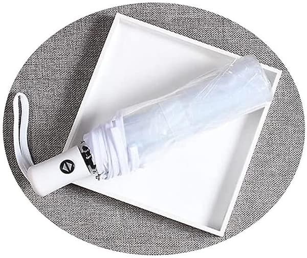 Automatisk Öppning och Stängning Transparent Vikbart Paraply - Perfekt