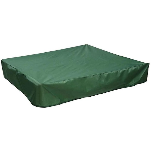(Specialerbjudande) Sandlådeskydd Vattentätt Dammtätt UV-skydd Fyrkantigt Poolskydd med Dragsko för Sandlåda, Leksaker och Möbler db Grön Green 200*200cm Green
