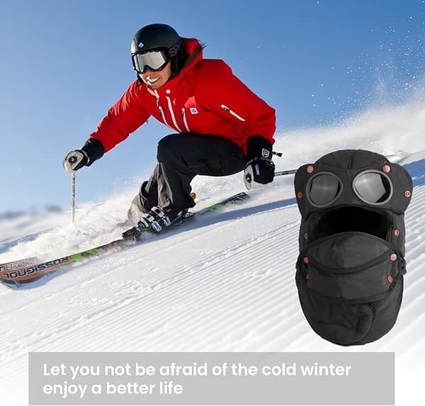 Vinteröronmuff Trapper Bomber Mössor (svart), Varm Öron Rider Hatt