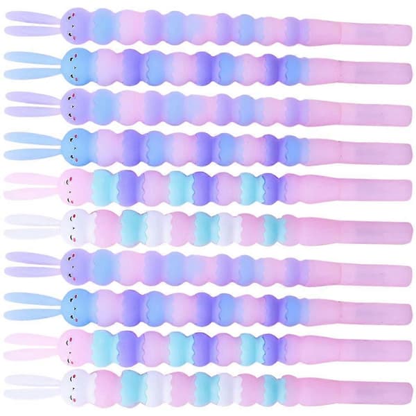 Rabbit Pens Stationery Home Use Mixed Colors 18.2x1x1cm 10-pack