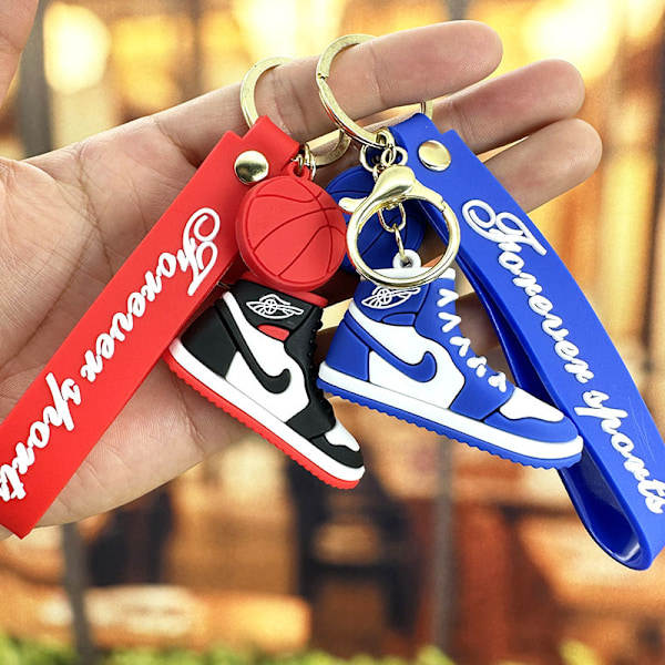 5-pack Sneaker Avaimenperä, Koripallo Kenkä Ripustus Avaimenperä, Kaikki